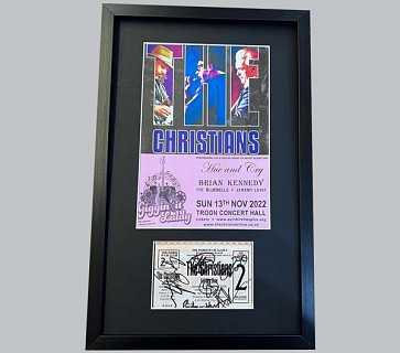 The Christians Signed Concert Ticket + Concert Poster