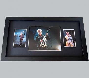 David Bowie Signed Colour Concert Photo + 2 Concert Photos