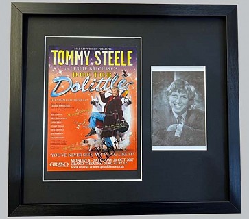 Tommy Steele "Doctor Dolittle" Signed Poster + Photo
