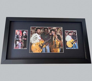 Eric Clapton, Chuck Berry & Keith Richards Signed Colour Photo