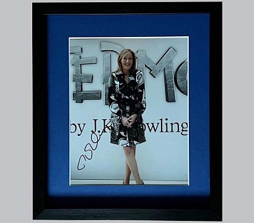 JK Rowling Signed Colour Photo