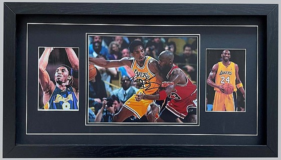 Kobe Bryant Signed Colour Photo + 2 Photos