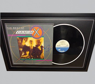 Generation X Signed LP Record Sleeve