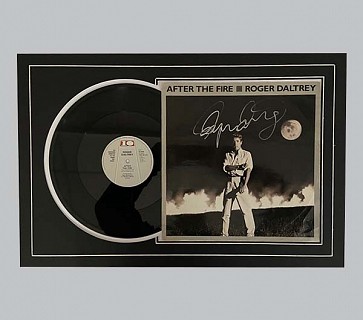 Roger Daltrey "After The Fire" Signed 12" Record Sleeve + 12" Vinyl Record