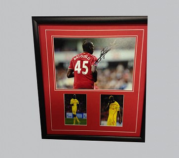 Balotelli Signed Liverpool FC Memorabilia
