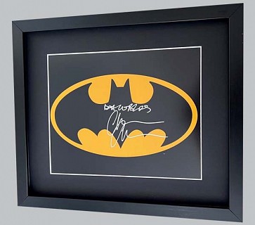 Batman Colour Film Poster Signed by Christian Bale