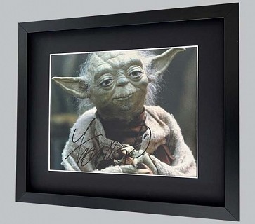 Star Wars Yoda Colour Photo Signed by Frank Oz