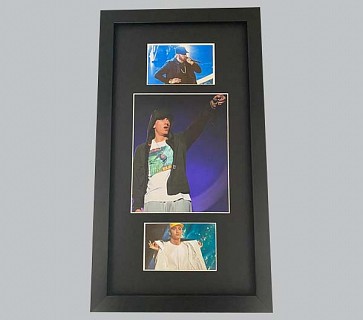 Eminem Signed Colour Concert Photo + 2 Colour Photos