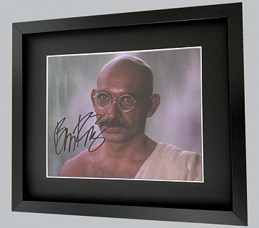 Gandhi Colour Photo Signed by Ben Kingsley
