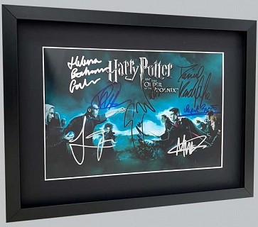 Harry Potter And The Order of The Phoenix Multi-Cast Signed Poster