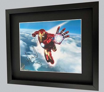 Iron Man Colour Poster Signed by Robert Downey Jnr