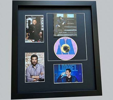 Lionel Richie "Just For You" Signed CD Cover + CD & 3 Photos