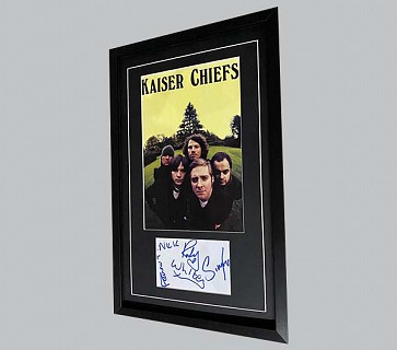 Kaiser Chiefs Signed Postcard + Poster