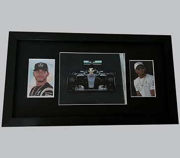 Lewis Hamilton Signed Colour Photo + 2 Colour Photos