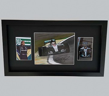 Lewis Hamilton Signed Colour Photo + 2 Colour Photos