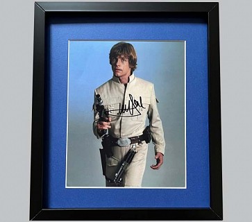 Star Wars Luke Skywalker Colour Photo Signed by Mark Hamill