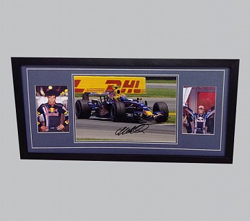 Mark Webber Formula 1 Signed Memorabilia