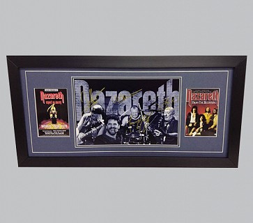 Nazareth Signed Band Photo + 2 Posters