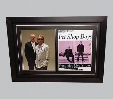 Pet Shop Boys Signed Photo + Poster