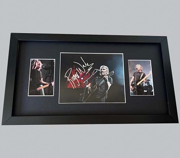 Roger Waters Signed Colour Concert Photo + 2 Colour Photos