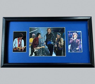 Rolling Stones Signed Colour Concert Photo + 2 Concert Photos