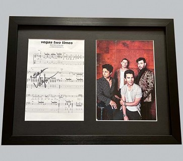 Stereophonics "Vegas Two Times" Signed Music Sheet + Photo