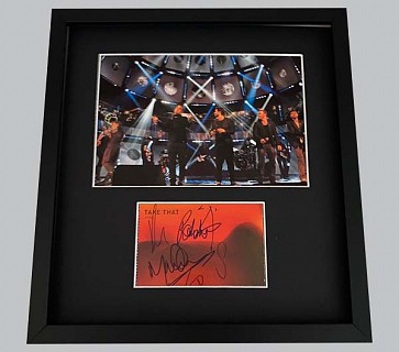 Take That Signed Postcard + Concert Photo