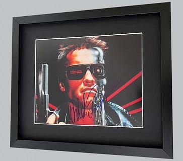 The Terminator Colour Photo Signed by Arnold Schwarzenegger