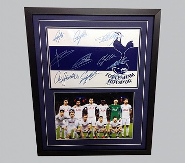 Tottenham Hotspur Multi Player Signed Poster + Photo